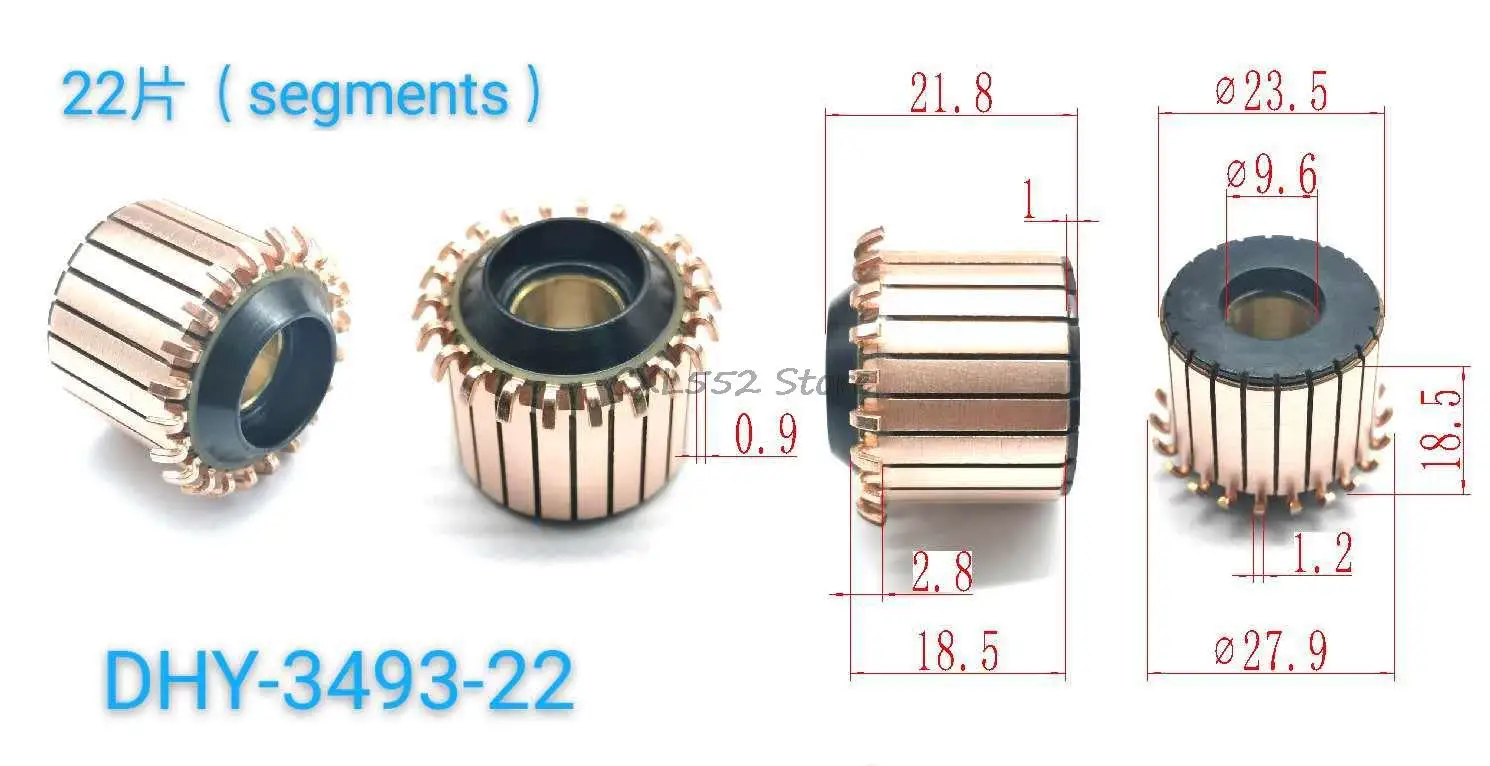

10 шт., 9,6x18,5 (19,5) x мм 22P