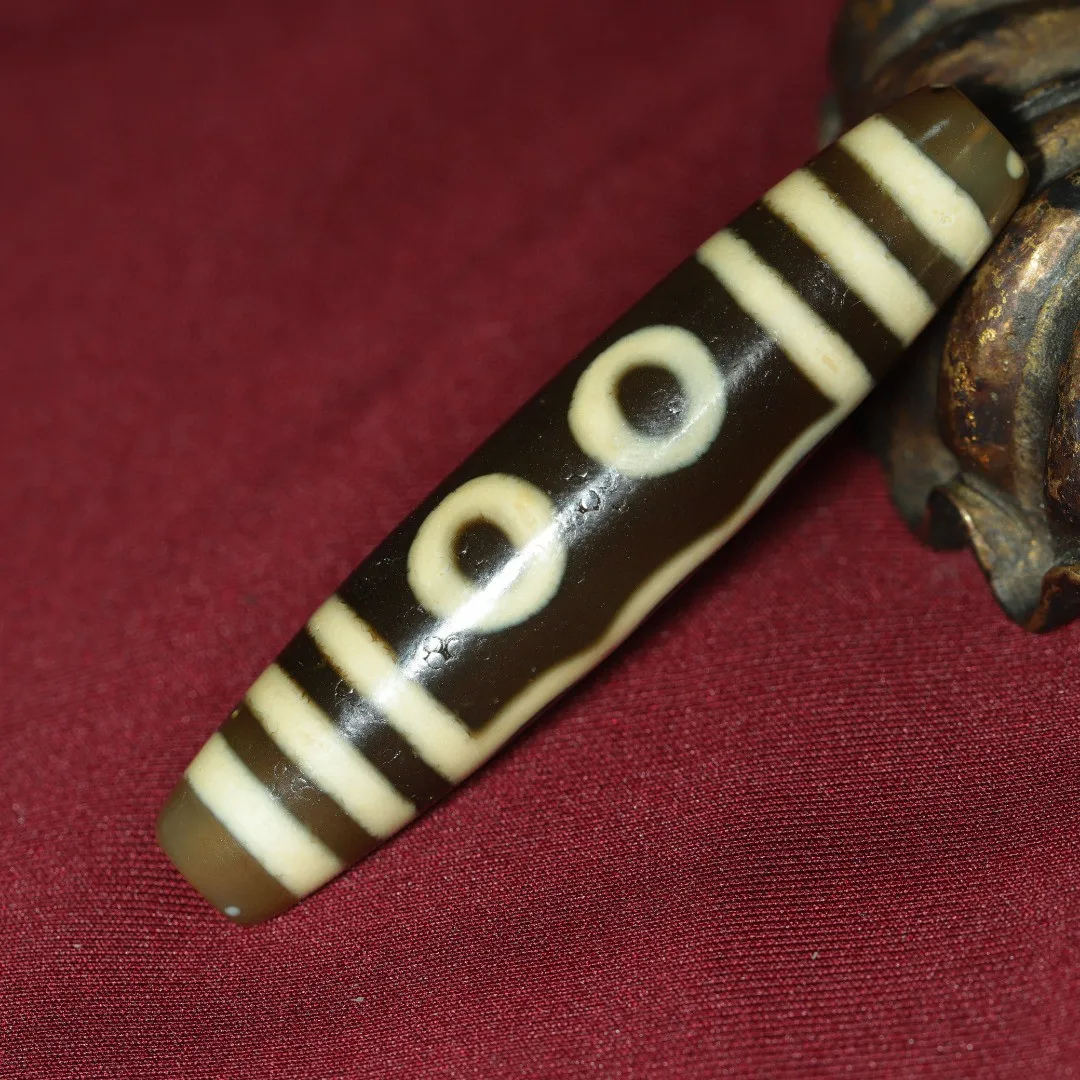 Тибетский зуб желтый пятиглазый бусина дзи агат kano ключицу ожерелье кулон