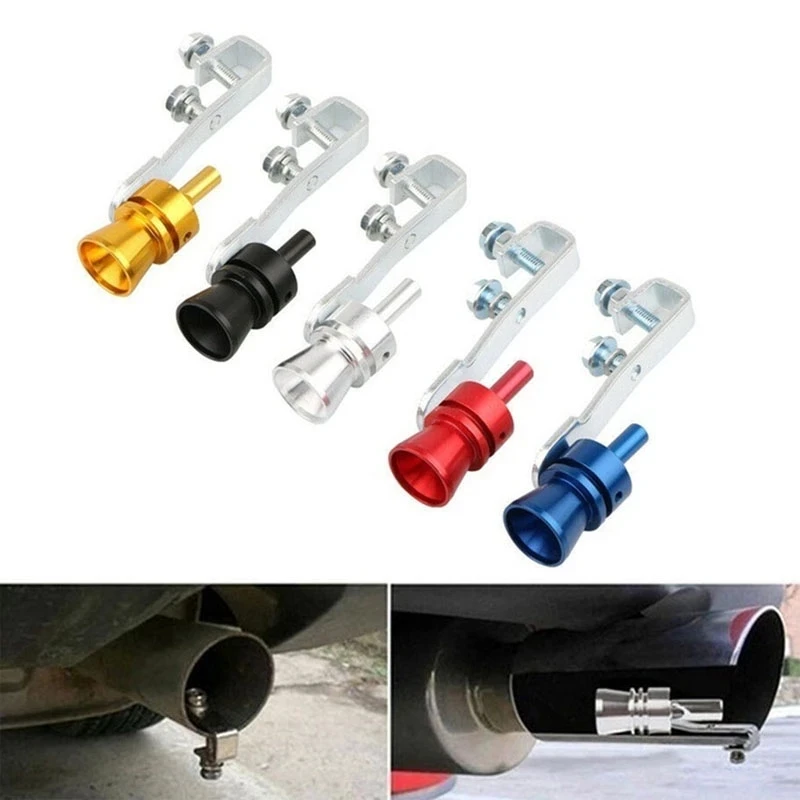 

Universal Motorbike Car Exhaust Muffler Blow Off Valve Noise Refitting Turbo Sound Whistle Simulator Muffler Tip Car Accessories