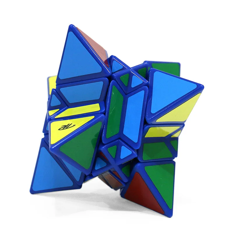 Объемная звезда волшебные кубики голубая Ограниченная серия Троя трехзвезда