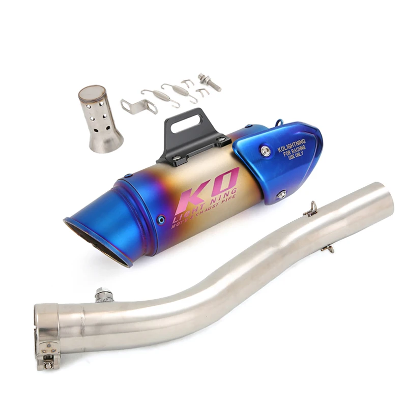 

Выхлопная система мотоцикла, средняя звено, труба из нержавеющей стали, 250 мм, глушитель со съемным DB Killer для Honda CBR600F4i 2001-2007