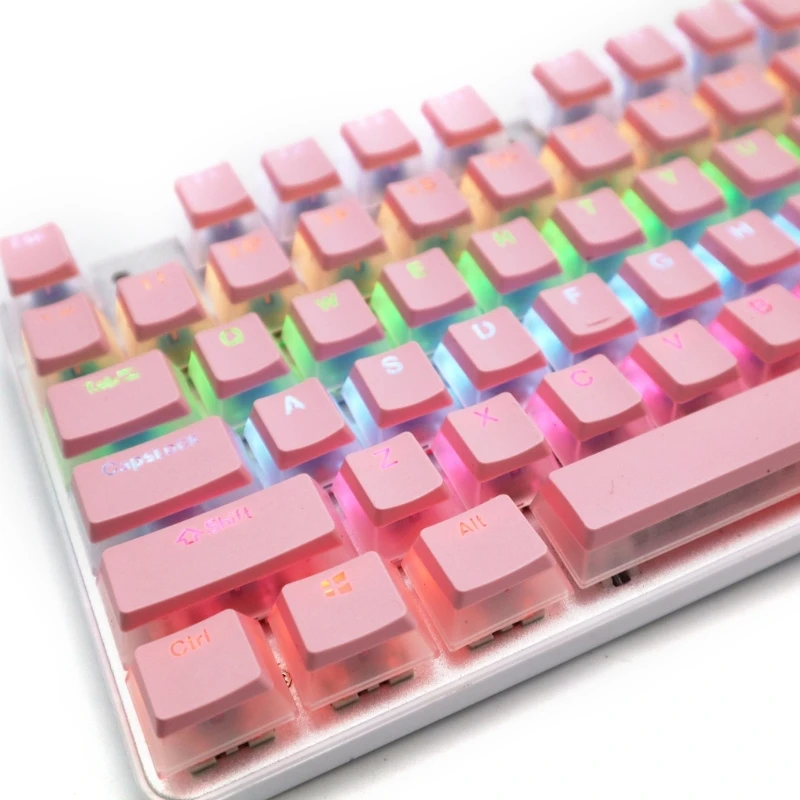 

Прозрачные колпачки для клавиш Y9RF, 1 комплект, колпачки для клавиш Double Shot PBT с 104 клавишами, OEM профиль для механической клавиатуры RGB