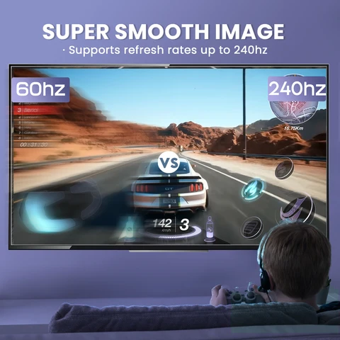 NIERBO Кабель DisplayPort 8K 32.4 Гбит/с