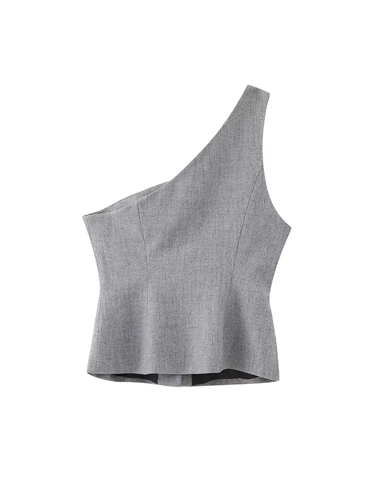 Nlzgmsj TRAF 2023 Женская шикарная модная офисная одежда прямые брюки + винтажные