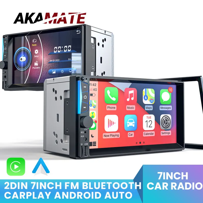 Автомагнитола 2DIN для Nissan Toyota Volkswagen 7 дюймов Android Bluetooth FM-радио поддержка камеры