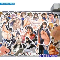 50100 pieces sexy bikini silk stocking anime bunny girl phone laptop car stickers for guitar bike motorcycle waterproof sticker