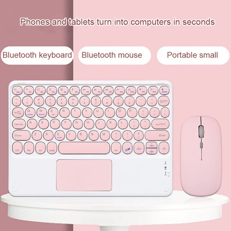 

Круглая клавиатура с Bluetooth в стиле ретро