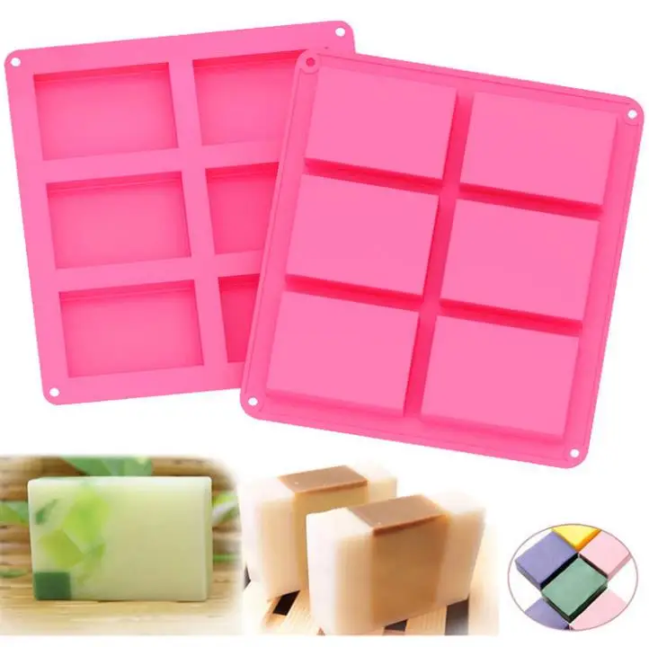 

8*5.5*2.5cm square Silicone Baking Mould Cake Pan Molds Handmade Biscuit Soap mold SN4115