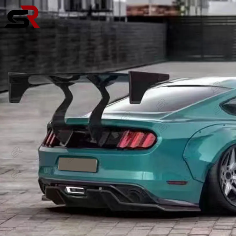 Для Ford Mustang GT из углеродного волокна задняя крышка багажника спойлер крыло