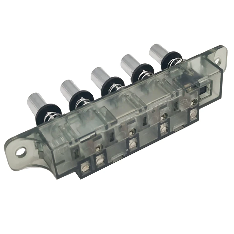 Выключатель питания бленды MQ165 AC 250V 4A 5 кнопочный коммутатор для