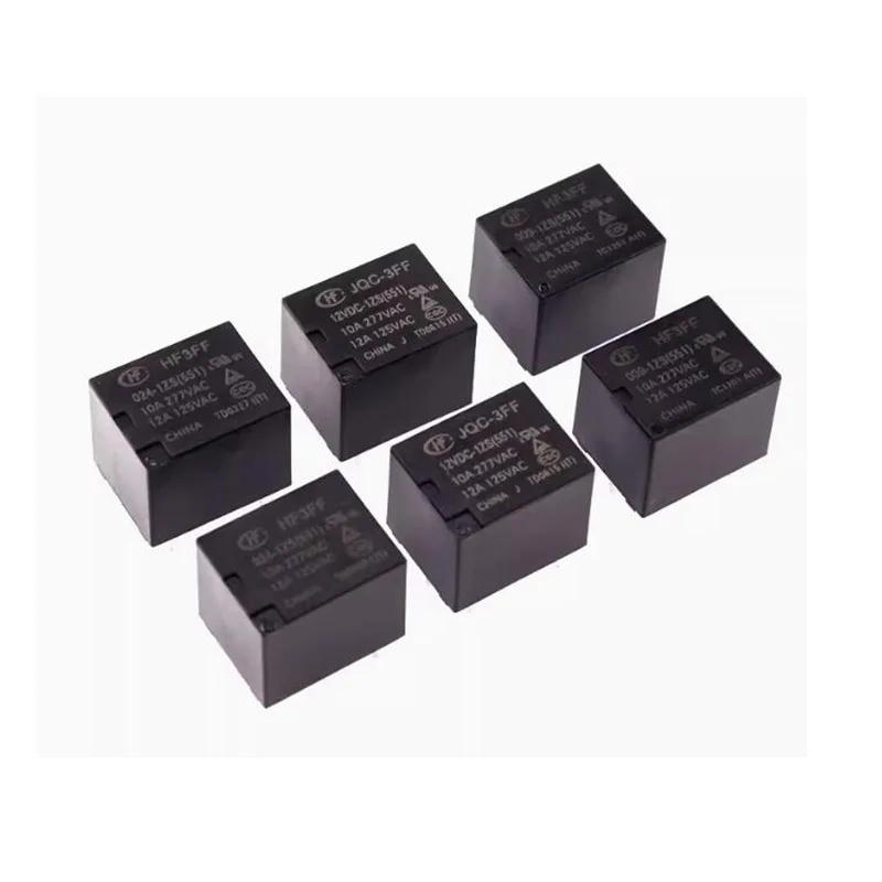 Реле JQC-3FF-005 009 012 024 12VD-1HS 1ZS 4-контактное 5-контактное