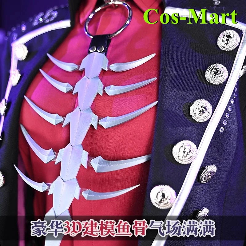 Cos-Mart аниме Vtuber Nijisanji VOLTACTION косплей костюм демона мужская команда красивая