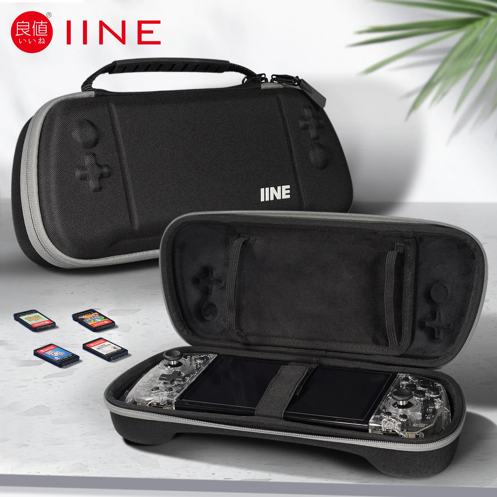 

IINE Multifunctional Storage Bag For Nintend Switch Portable Case EVA Waterproof Hard Shell Carry Case Accessories Storage Bag