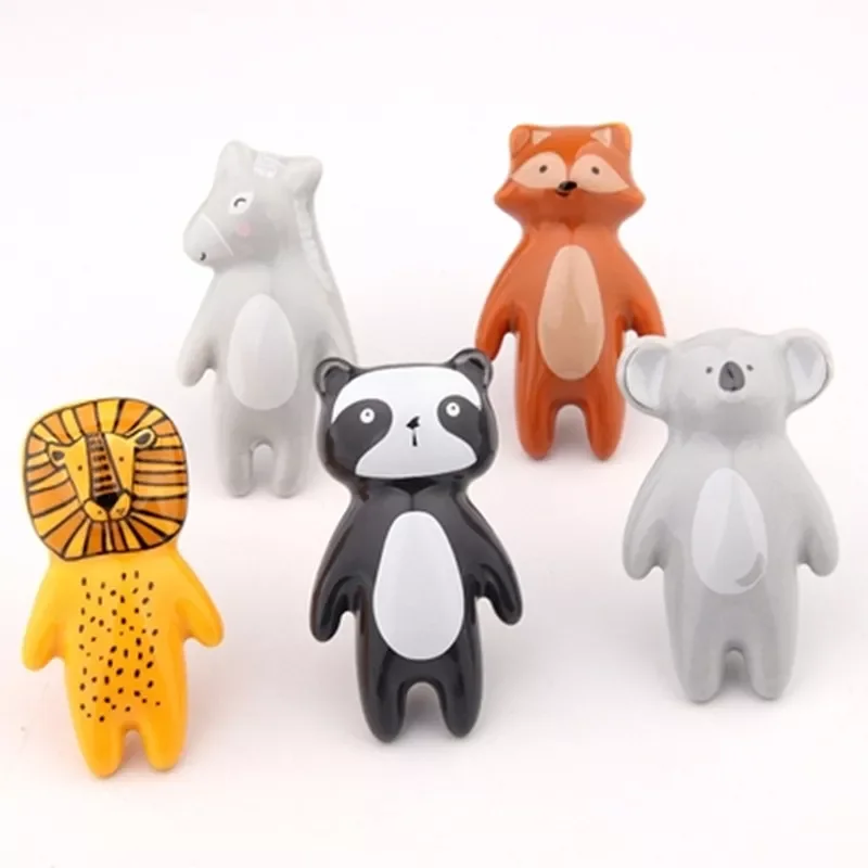 

Cartoon Knob Lion King Panda Koala Donkey Shaped Hardware Drawer Handles for Kids/Children