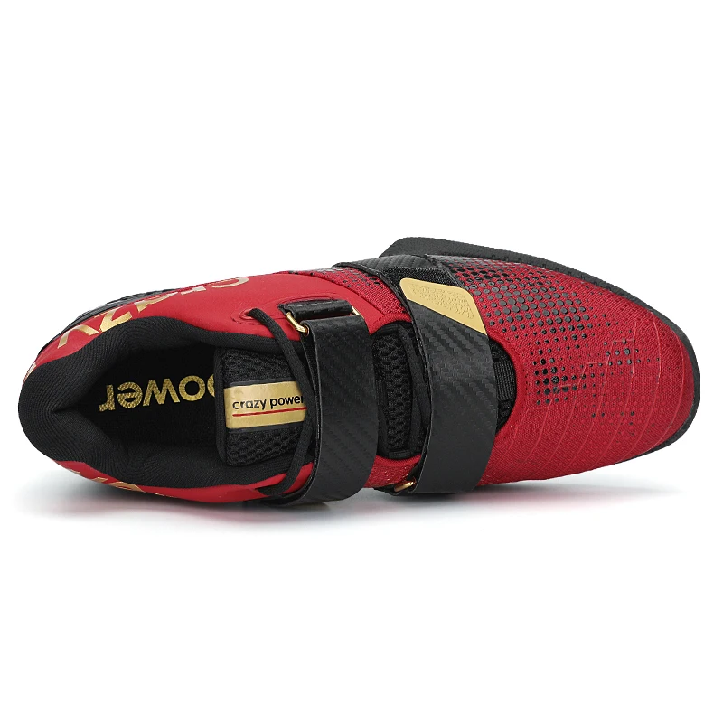 Men Professional Weightlifting Shoes Squat Shoes Comfortable Breathable Training Shoes Balance Weightlifting Sneakers for Men