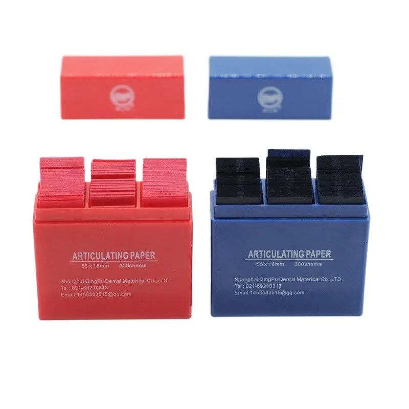 

Шарнирные бумажные полоски 55*18 мм 300 листов/коробка для стоматологических лабораторных изделий