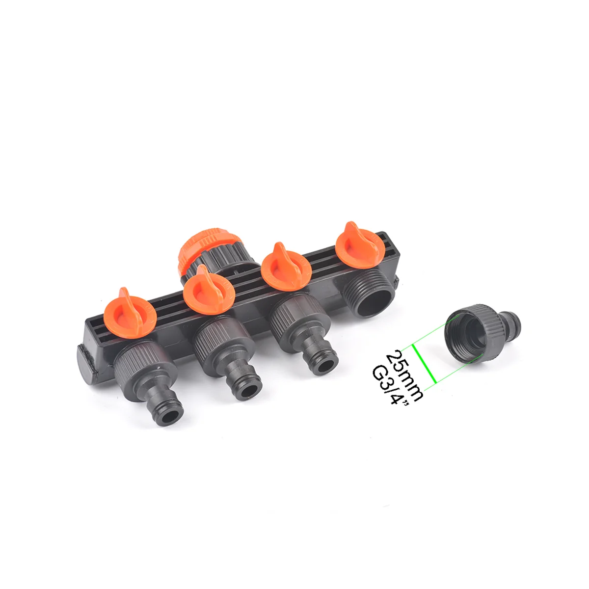 

4 Way Hose Splitters for Automatic Watering Water Pipe Linker Timer Garden Water Irrigation Tool