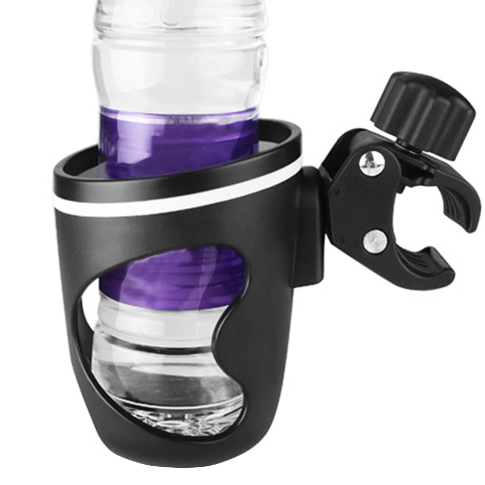 

Cup Holder For Stroller Universal Cup Holder With Phone Holder Universal 2-in-1 Drinks Holder For Stroller Bicycle Wheelchair