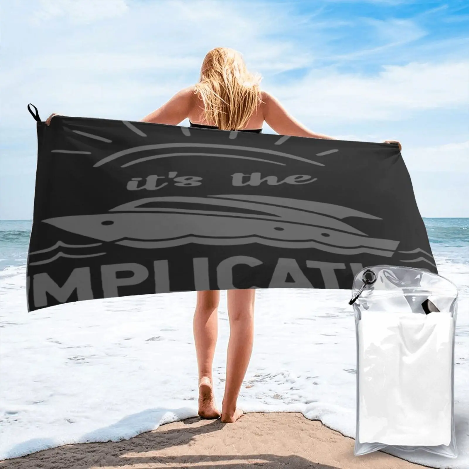 

Meaning It'S Always Sunny In Beach Towel Beachwear Bathrobe Female For Bath Kitchen Towels Bath For Bath And Sauna Beach Towel