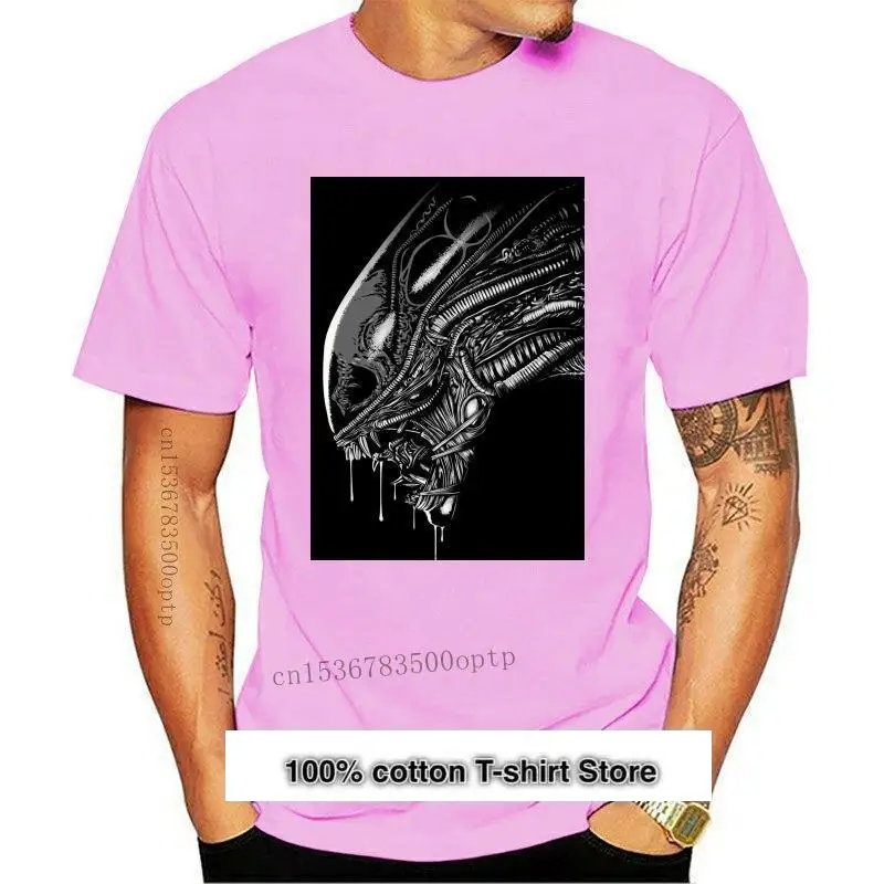 

Камизета с головой инопланетянина унисекс, хлопок, Ридли, инопланетянин кавитационный хищник, Хэллоуин, 2021