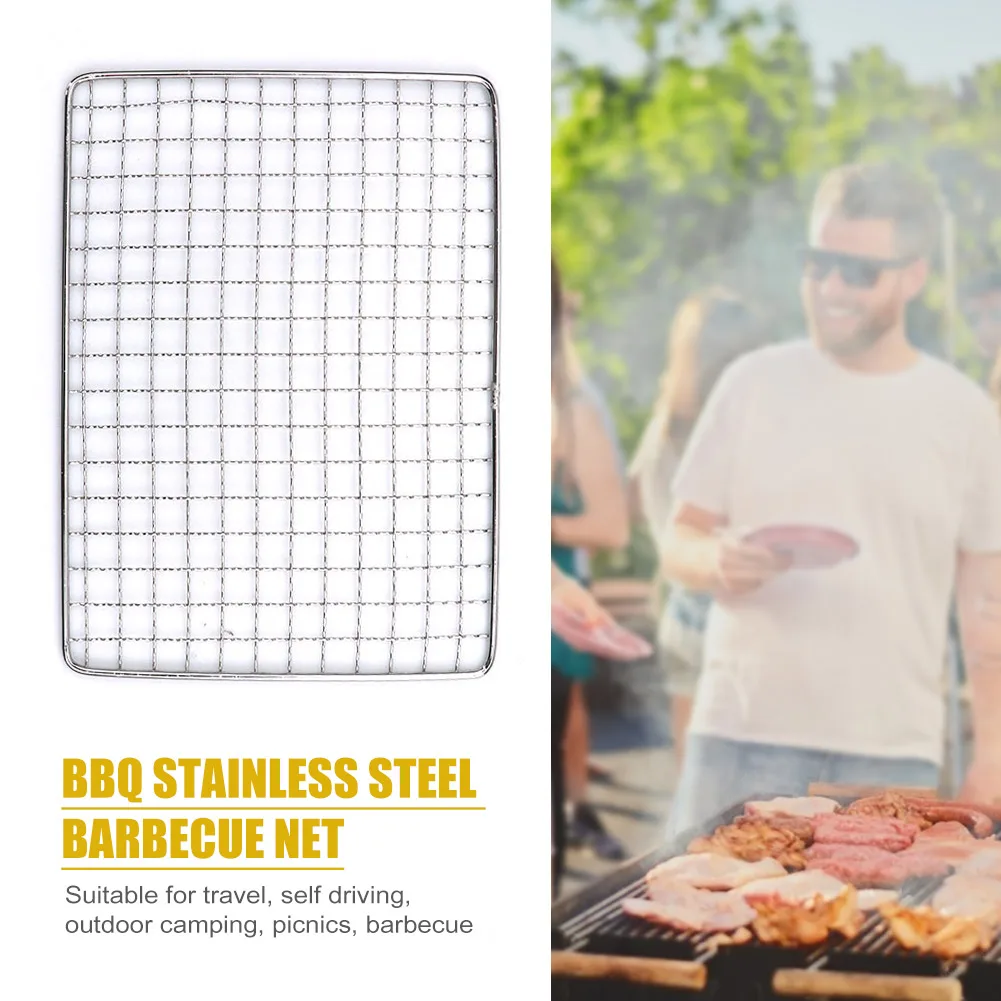 Сетка для выпечки из углеродистой стали не скользящая сетка 25 х16 см барбекю гриля