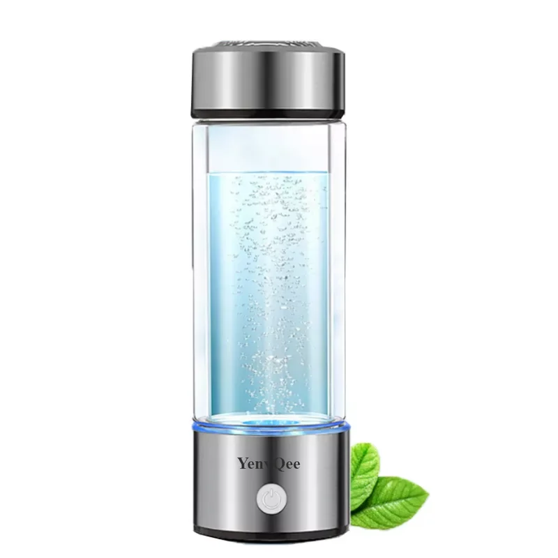

New Fashion 450Ml Portable Usb Rechargeable Water Electrolysis Ionizer Cup ,Rich Hydrogen Water Generator Bottle