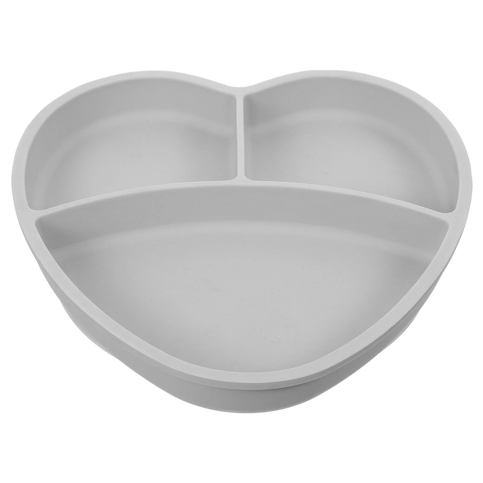 

Baby Solid Food Bowl Dinner Plate Toddler Divided Silicone Suction Toddlers Tools