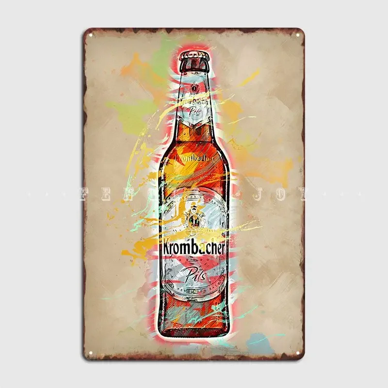 Металлическая табличка Krombacher