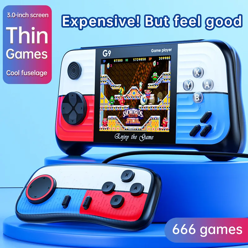 Портативная игровая консоль G9 с 4 3-дюймовым экраном высокого разрешения