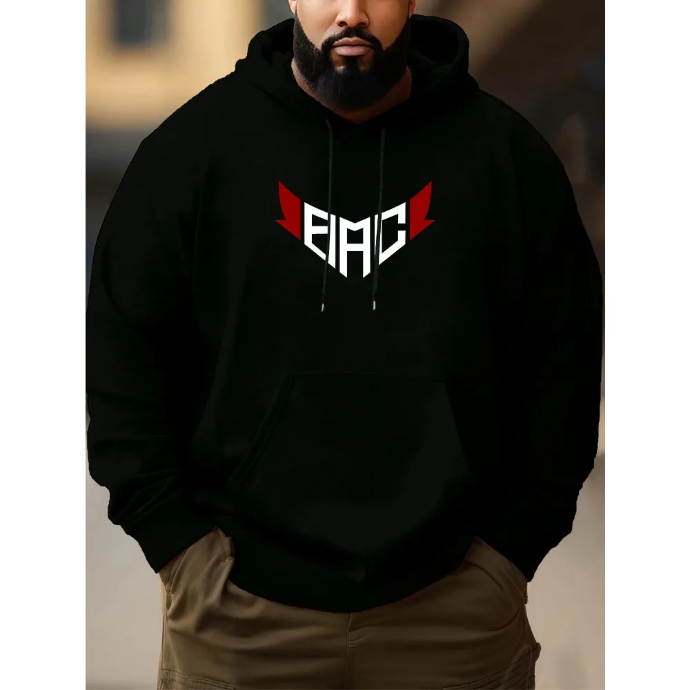 TOQUCL толстовка с рисунком удобная рэперская мужская мода теплый пуловер длинными