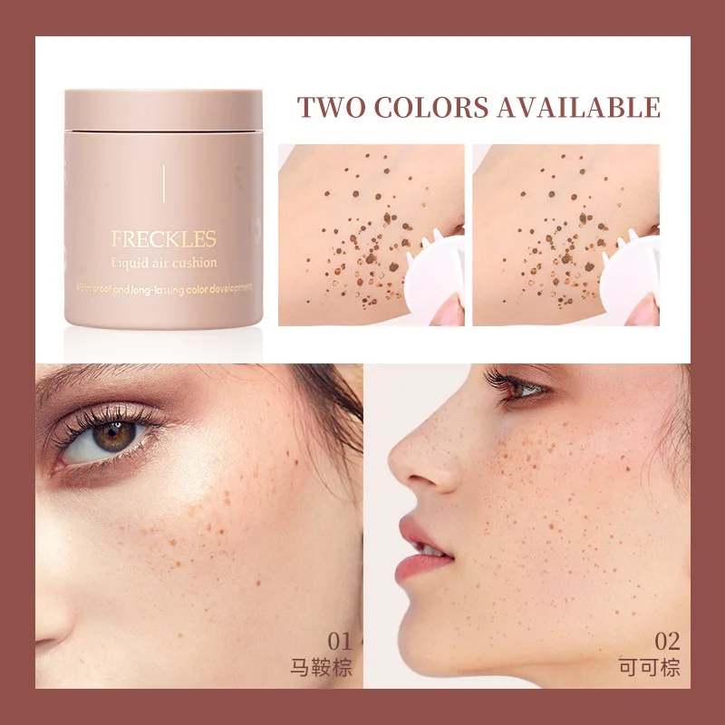 

DEROL Freckle Pen not Easy to Fade Waterproof Seal Air Cushion Freckle Makeup