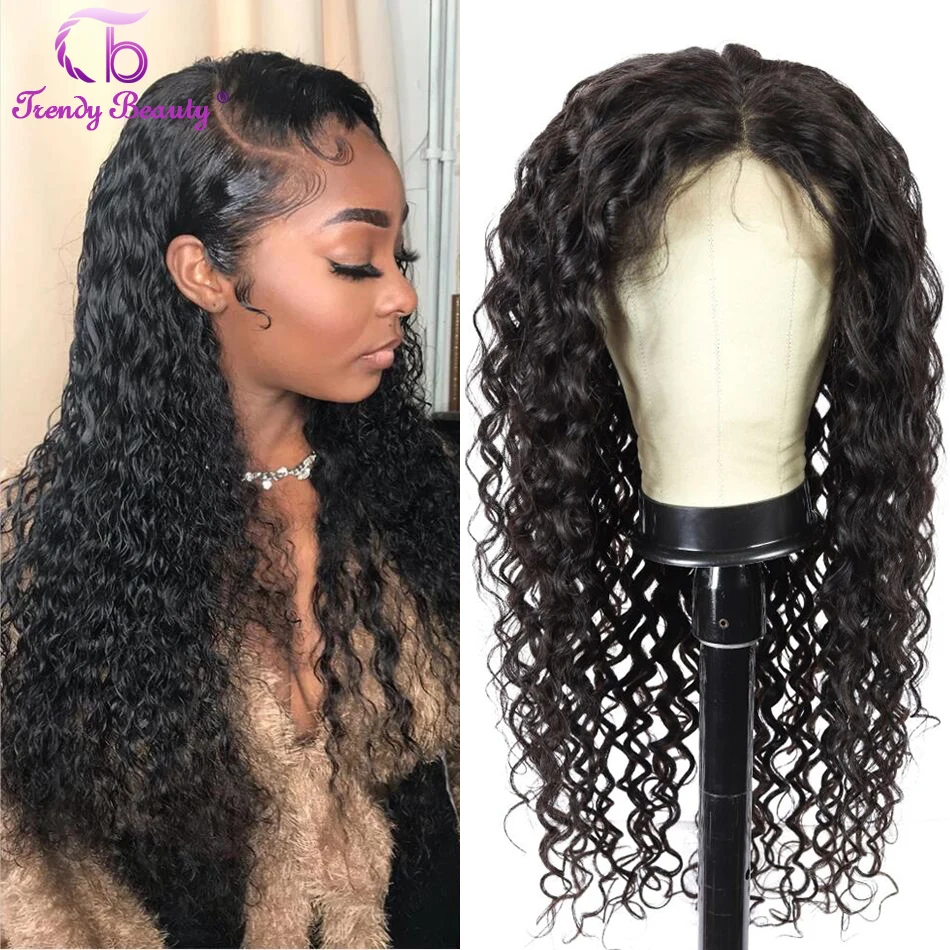 Malaysia Water Wave Wig 13x4 Lace Front Wig Human Hair Wigs 180 Density 5x5 Lace Closure Wig For Women