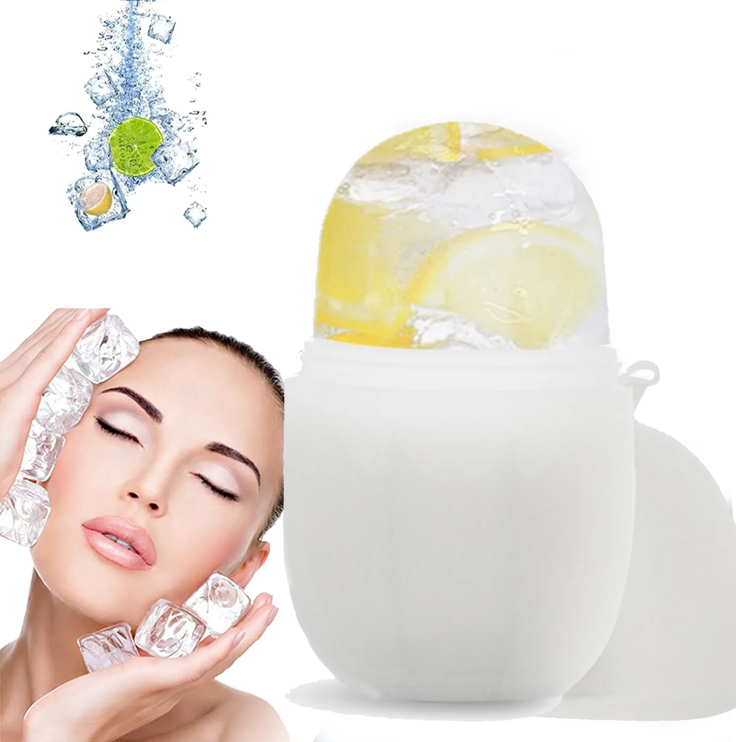 

Ice Massage Cups Silicone Ice Cube Trays Face Massager Roller Reduce Acne Shrink Pores Skin Care Beauty Lifting Contouring Tools