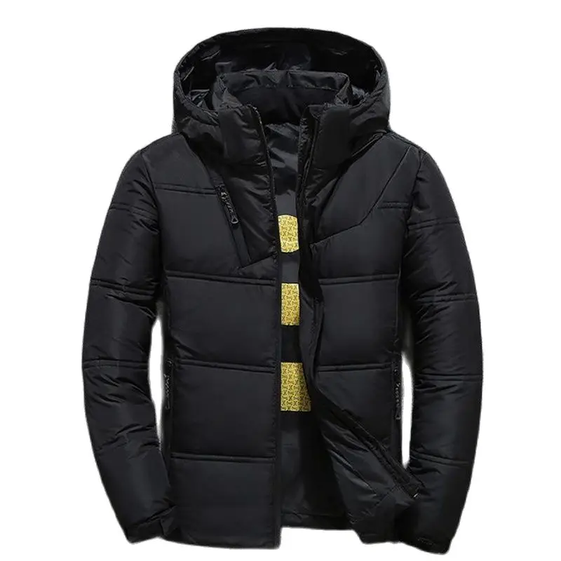 

Warm Winter Jacket Mens Quality Thermal Thick Coat Snow Parka Male Warm Outwear 80% White Duck Down Jacket Men Doudoune Homme