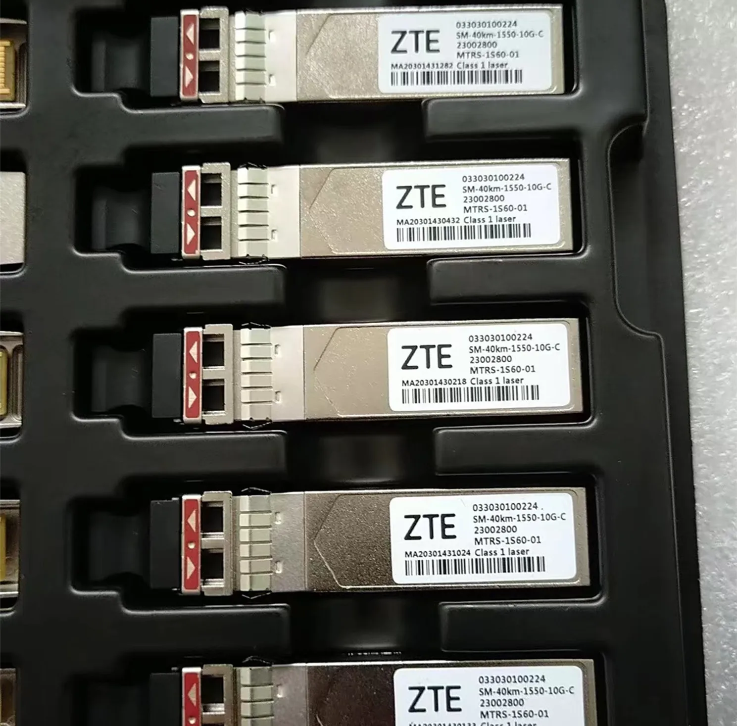 ZTE 10G 40KM SFP Fiber optical module/033030100224 23002800 SM-40KM-1550-10G-C MTRS-1S60-01/40KM SFP fiber transceiver