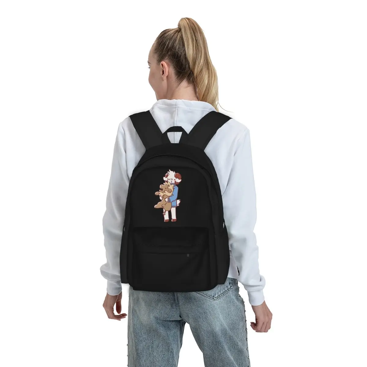 Jschlatt Merch Лев Женский рюкзак модная детская школьная сумка компьютерный для