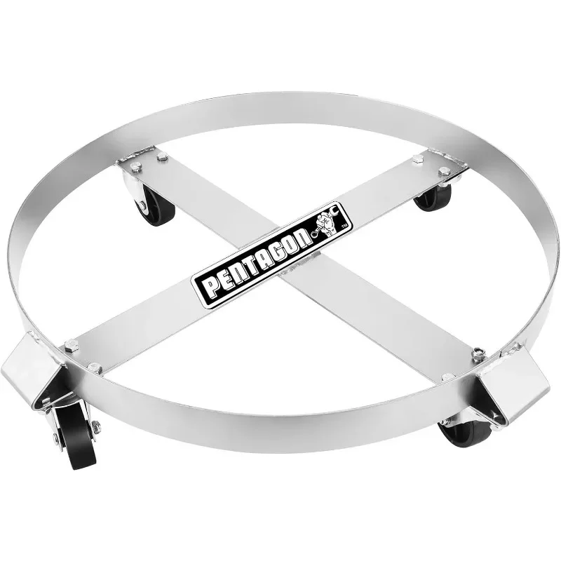 Стальная тележка для больших нагрузок с перекрестными скобами и 4 колесами 1000