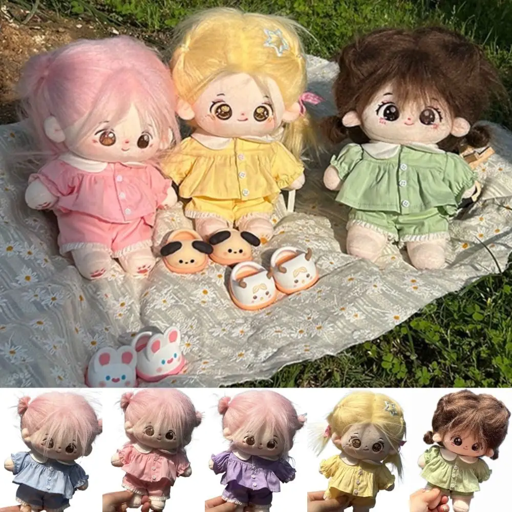 Милая хлопковая кукла 20 см одежда для куклы OB11 брюки ручной работы рубашка