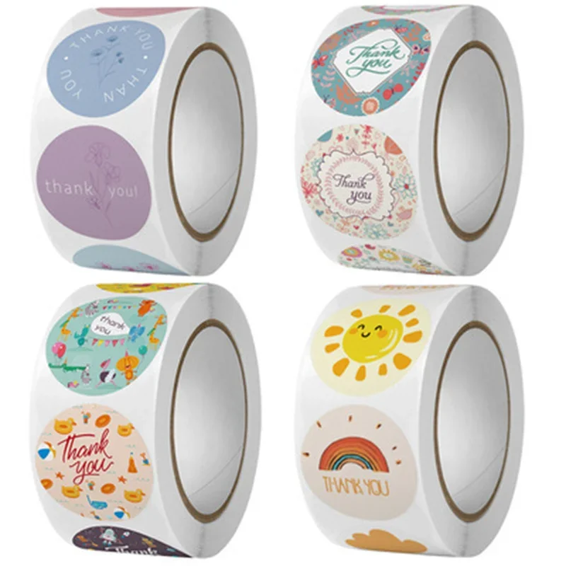 Круглые наклейки с днем рождения бумажные клейкие этикетки для фестиваля