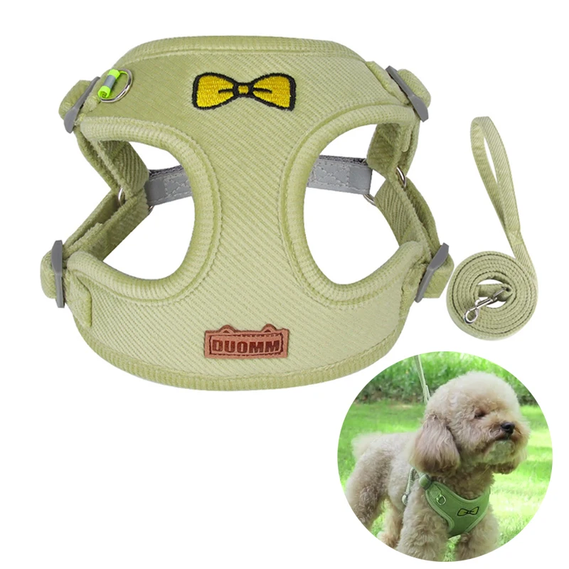 

Puppy Harness and Leash Set for Small Dogs Breathable Dog Harness Vest Reflective Pet Cat Chest Straps Chihuahua Yorkies Harness
