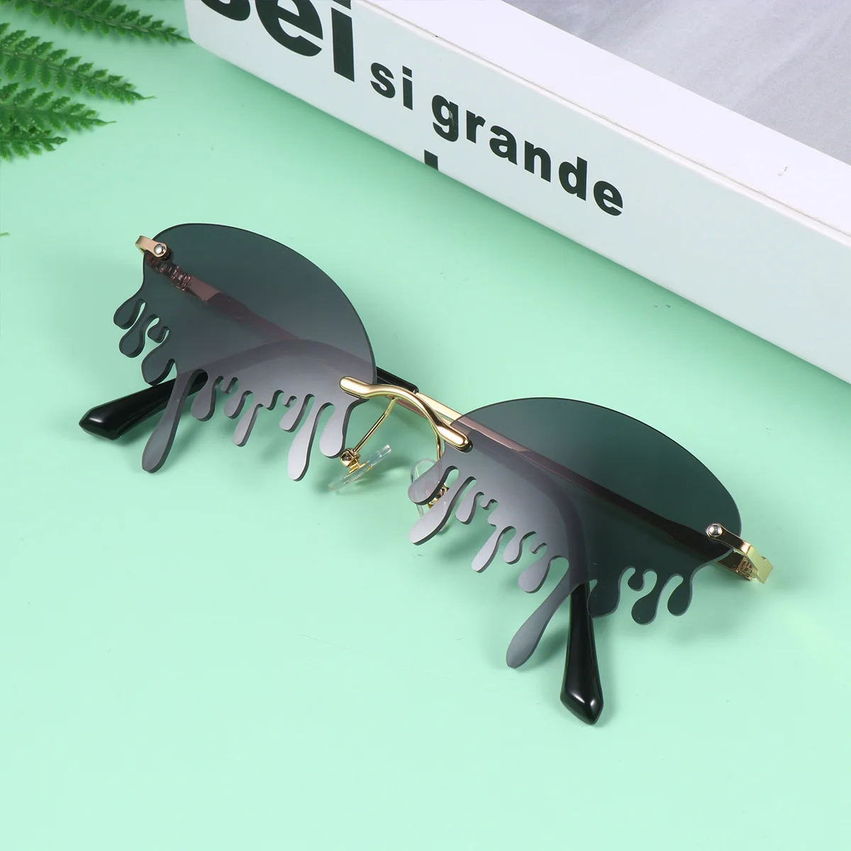 

Novelty Eyesglasses Blue Gifts Men Silly Glasses Fashion Sunglasses Women Props Kids Birthday Sunglasses Hawaii Party Sunglasses