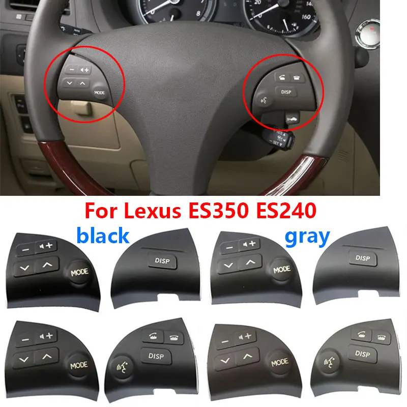 

For Lexus ES350 ES240 Steering Wheel Multifunctional Bluetooth Speaker Audio Music Volume Control Switch Button Cover Cap Lid