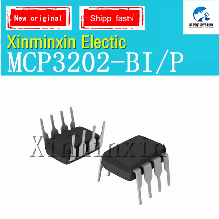 

1PCS/lot MCP3202-BI/P DIP8 IC chip New Original