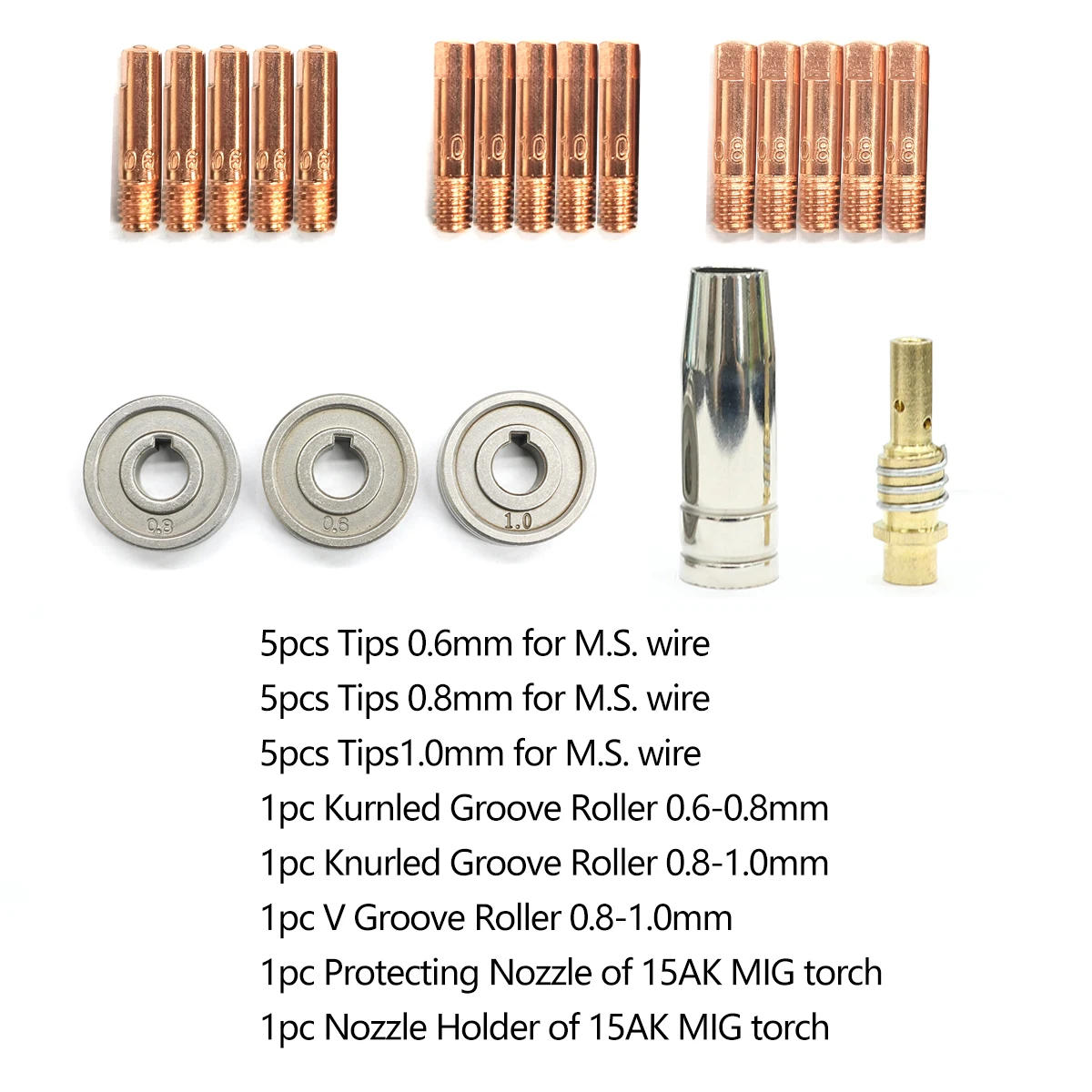 

Наконечники для сварки Decapower 15AK
