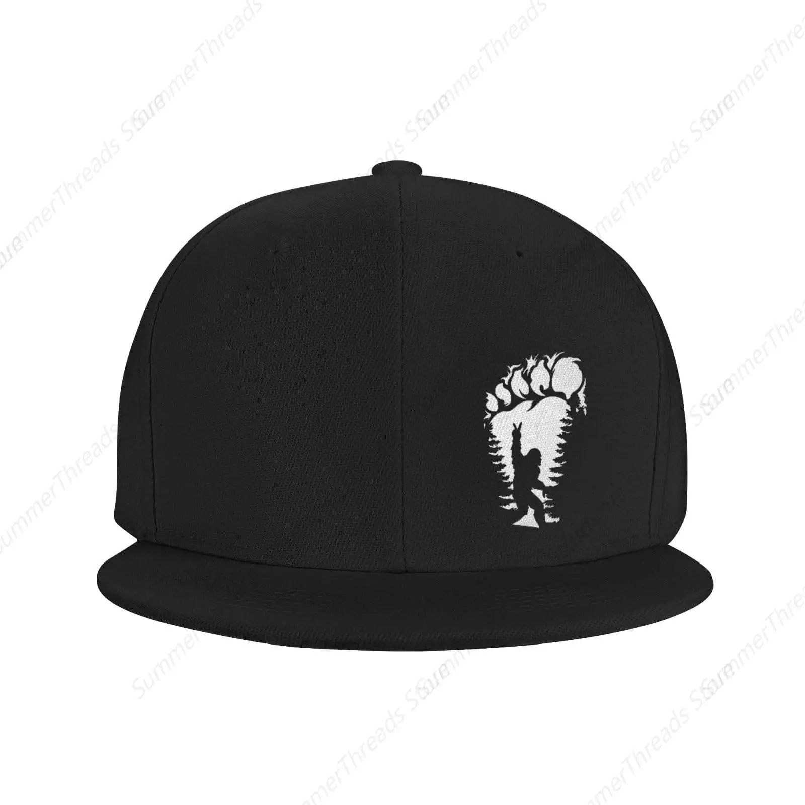 Кепка Snapback Bigfoot для мужчин забавная черная бейсболка женская регулируемая шляпа