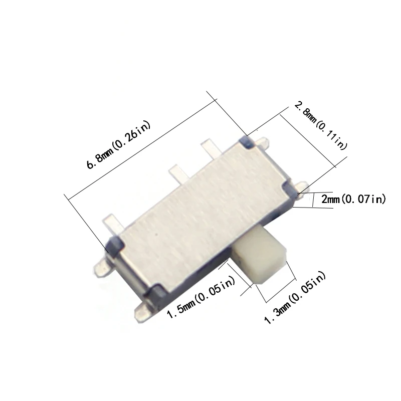 

Микропереключатель боковой 7-контактный 2-скоростной