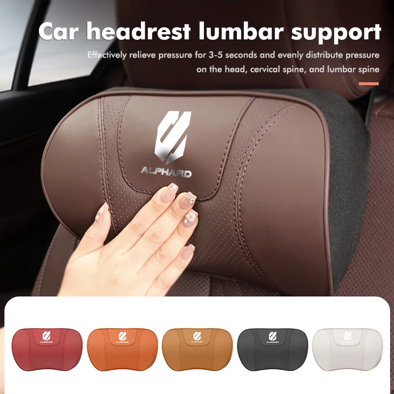 Универсальная автомобильная подушка на шею подголовник поддерживающая Подушка