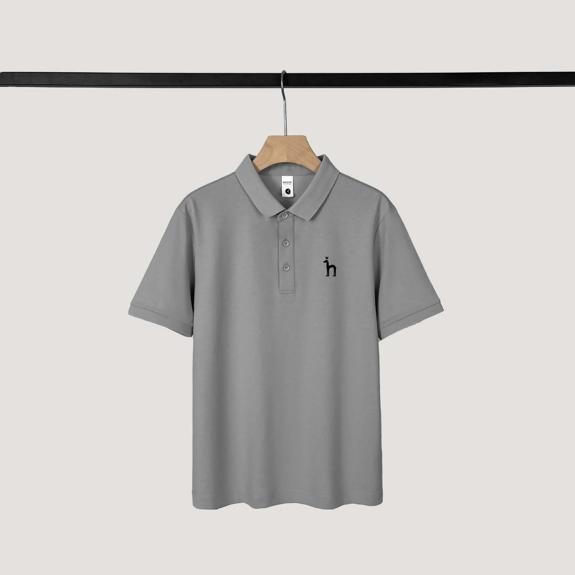 2023 Men's Solid Polo Wear Shirt Lapel HAZZYS Short Sleeved Golf Men Fashion Summer Thin Casual Loose Tops Business Commuting