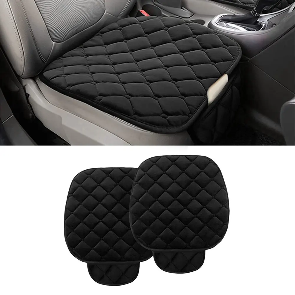 Seat Cover For Car, 2 Pack Car Front Seat Protector,Universal Seat Cushion,Car Interior Accessories For Men Women,Black Seat Cover For Car, 2 Pack Car Front Seat Protector,Universal Seat Cushion,Car Interior Accessories For Men Women,Black