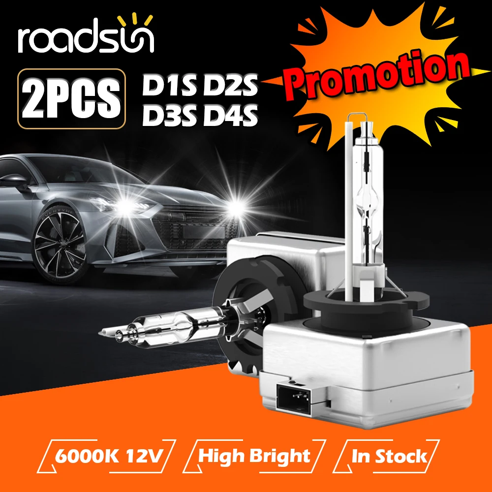 1 комплект D1S D2S D3S D4S Фара 6000K Белые лампы HID 35 Вт Автомобильные фары HID Ксеноновые автоматические лампы без вентилятора 12 В Pluy and Play